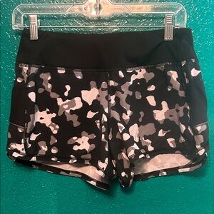 Athletes Black and Gray Women's Shorts